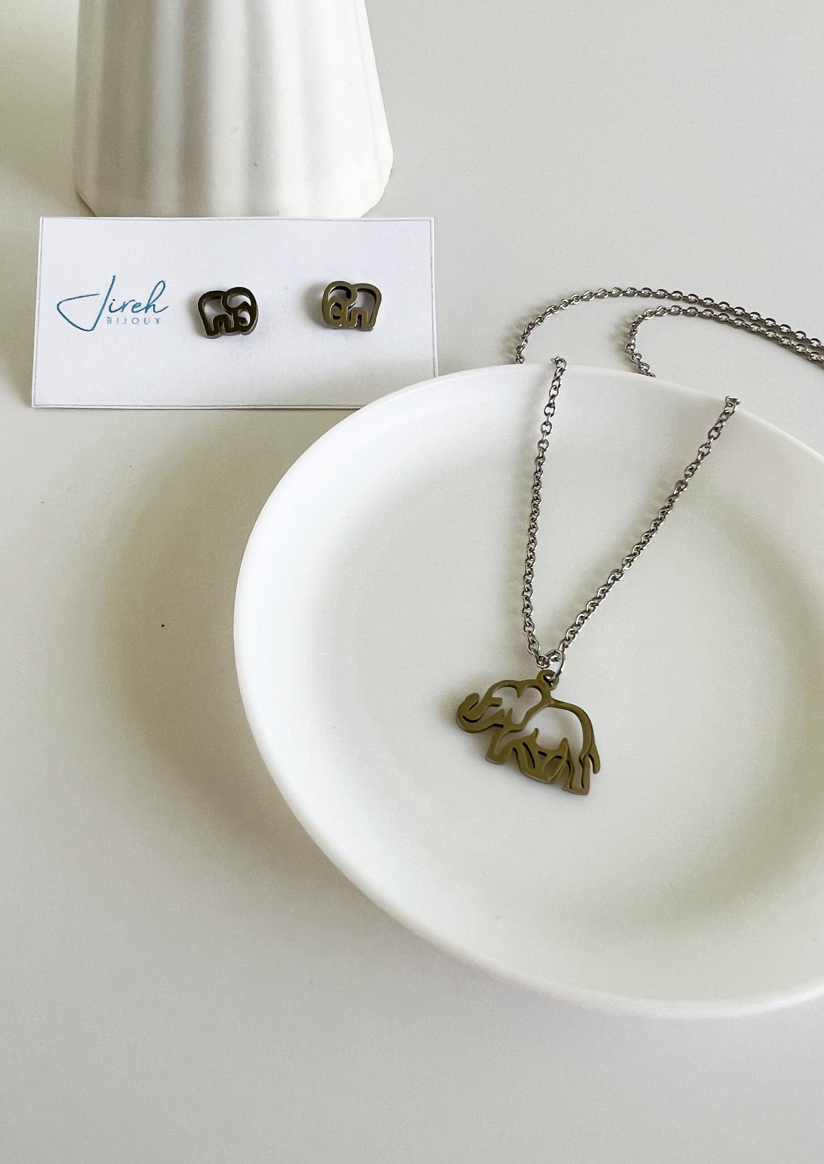 Silver Elephant set