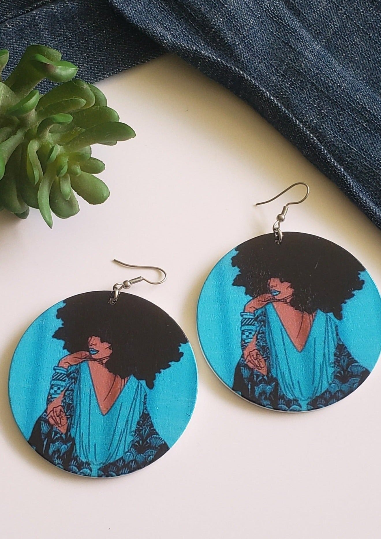 Pendientes Reinas Negras