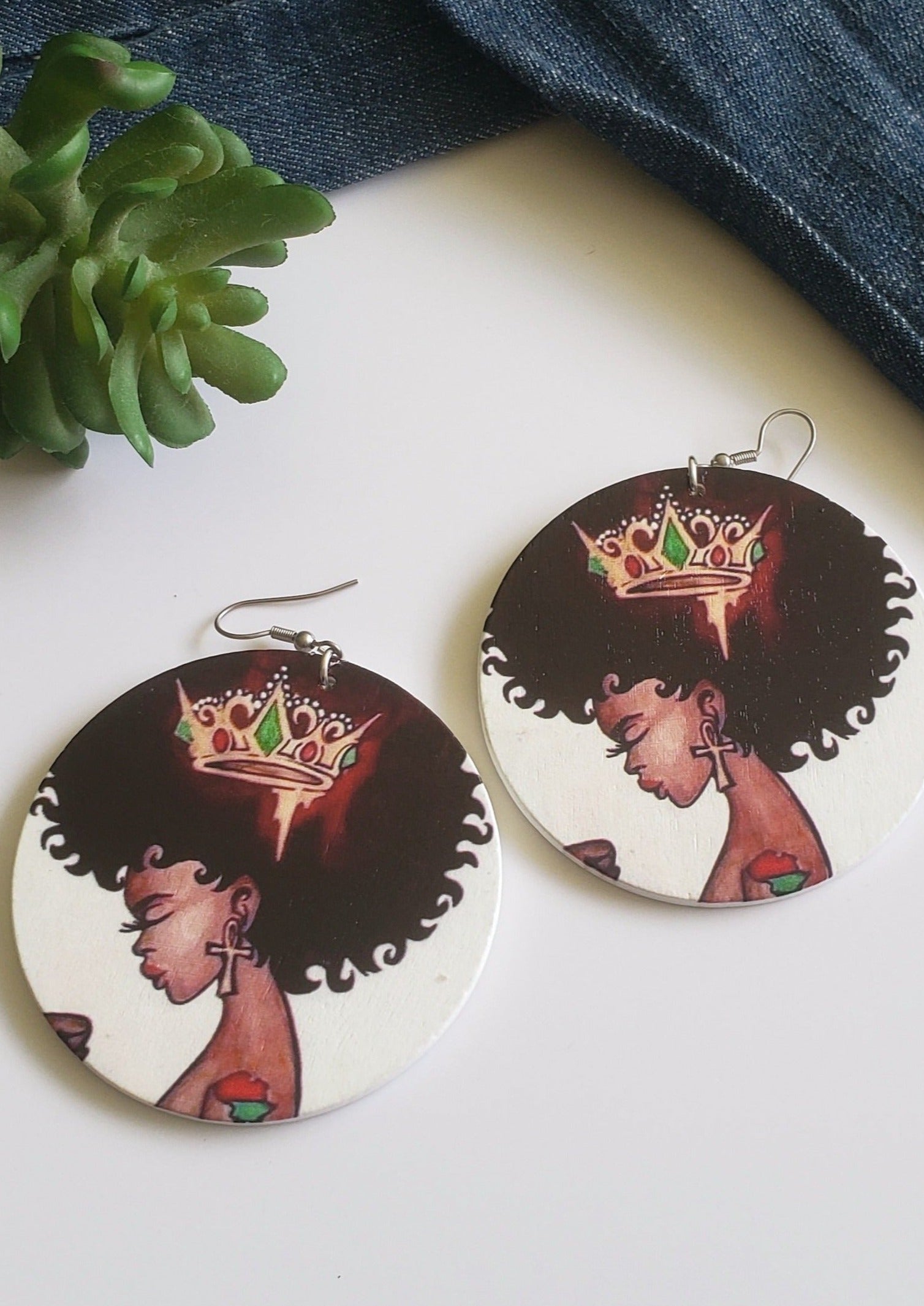 Black Queens Earrings